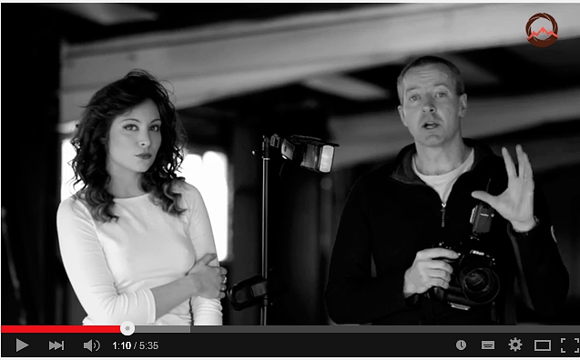 Внешняя вспышка. Съемка в черно-белом цвете