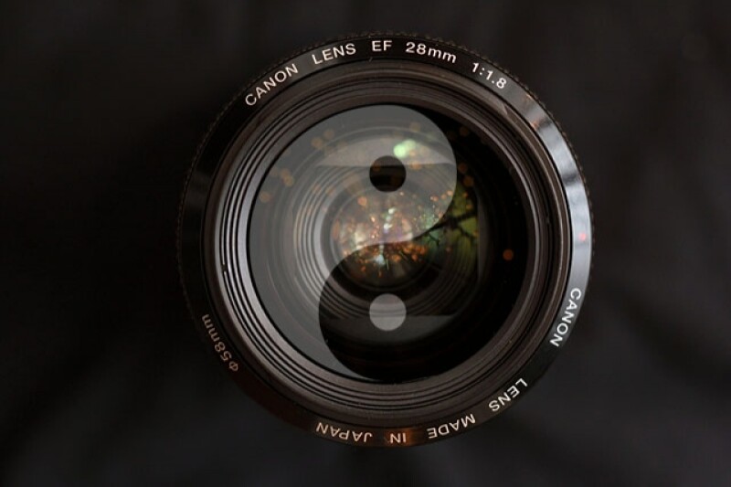 Инь и ян фотографии. Мастер и художник