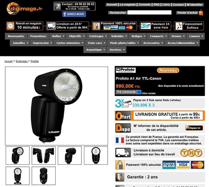 Profoto A1 - первая профессиональная светодиодная вспышка