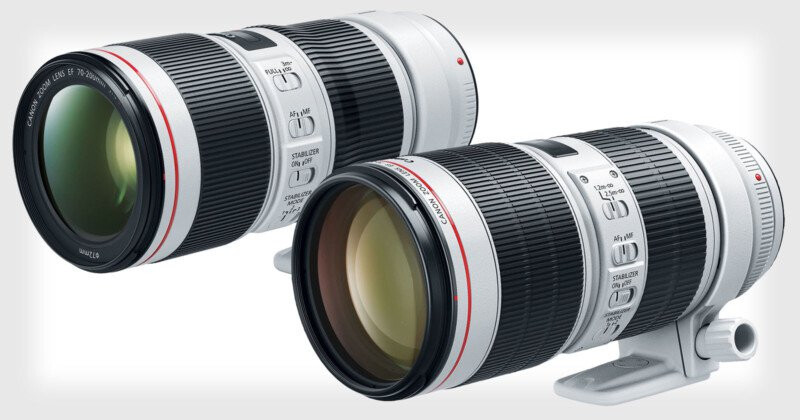 Canon анонсировал вторую версию 70-200mm f/4L IS и третью версию модели 70-200mm f/2.8L IS