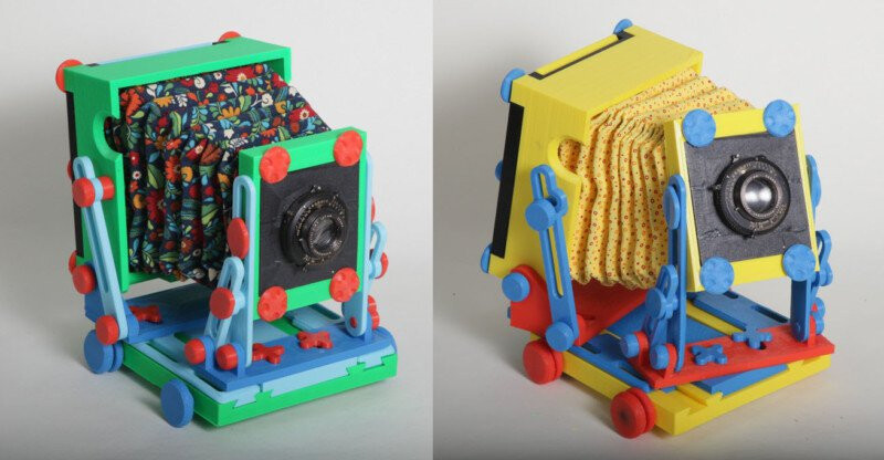 Камерадактиль - новый фотоаппарат формата 4х5, сделанный методом 3D-печати