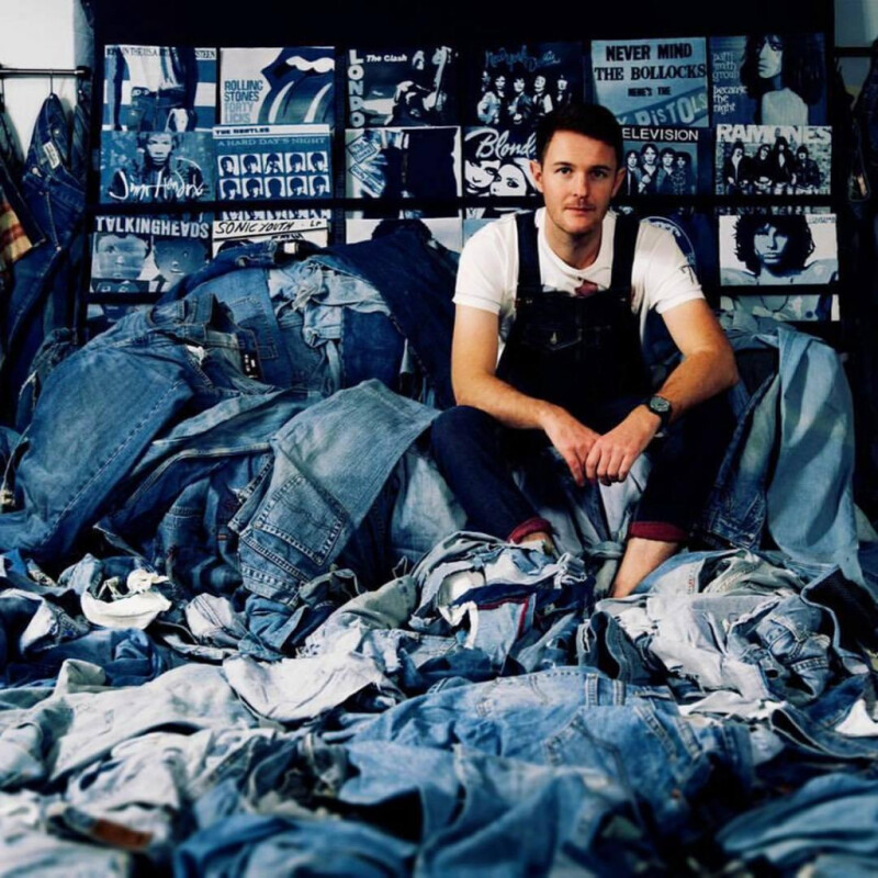 Ян Берри — фотохудожник, создающий картины из джинсовых лоскутков