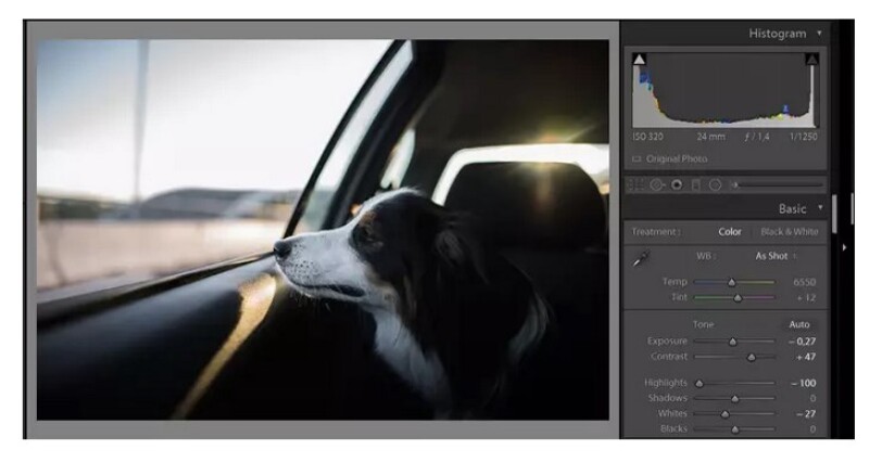 Как исправить переэкспонированную фотографию
