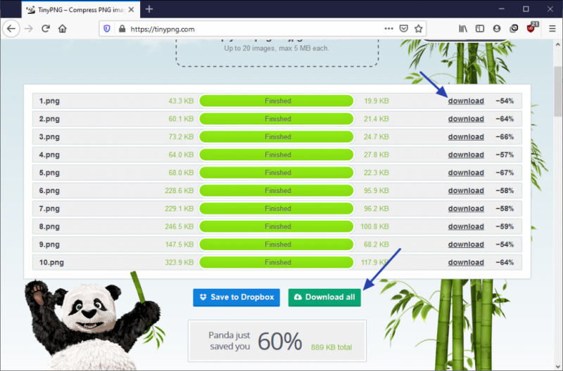 Как пакетно сжать картинки без потери качества?