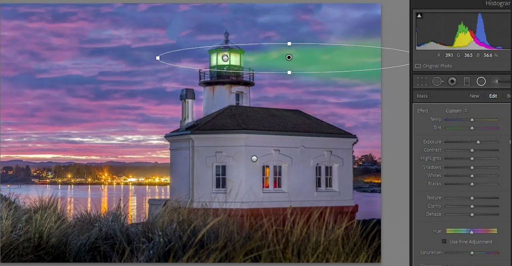 Осветление и затемнение в Lightroom Осветление и затемнение в Lightroom