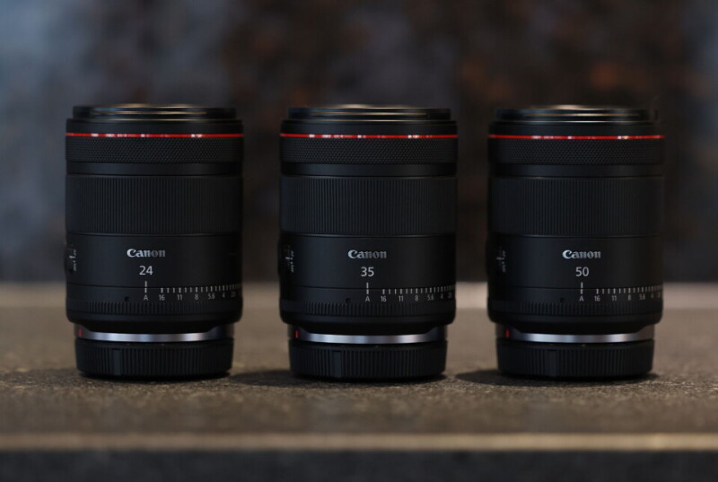 Новые гибридные объективы Canon RF 24mm f/1.4 L VCM, RF 35mm f/1.4 L VCM, RF 50mm f/1.4 L VCM и RF 70-200mm f/2.8 L IS USM Z