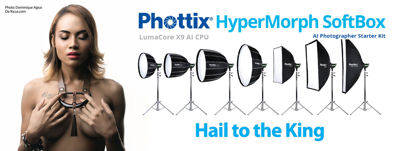 ​Phottix HyperMorph SoftBox сам знает, сколько и какого света Вам нужно!