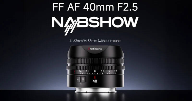 ​7Artisans анонсировала новый объектив FF AF 40mm f/2.5 — компактный автофокусный фикс для полнокадровых камер