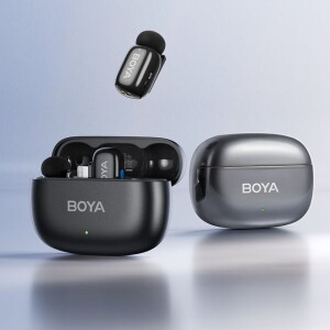 Миниатюрный беспроводной микрофон BOYA mini 2 с ИИ-шумоподавлением