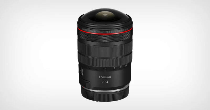 ​Canon RF 7-14mm f/2.8-3.5L — сверхширокоугольный «рыбий глаз» с углом обзора 190°