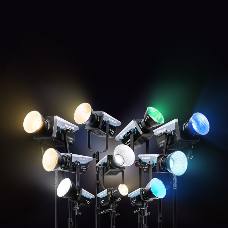 «FC‑1200B и FC‑1200C — новые мощные LED‑осветители NANLITE для кино и стримов