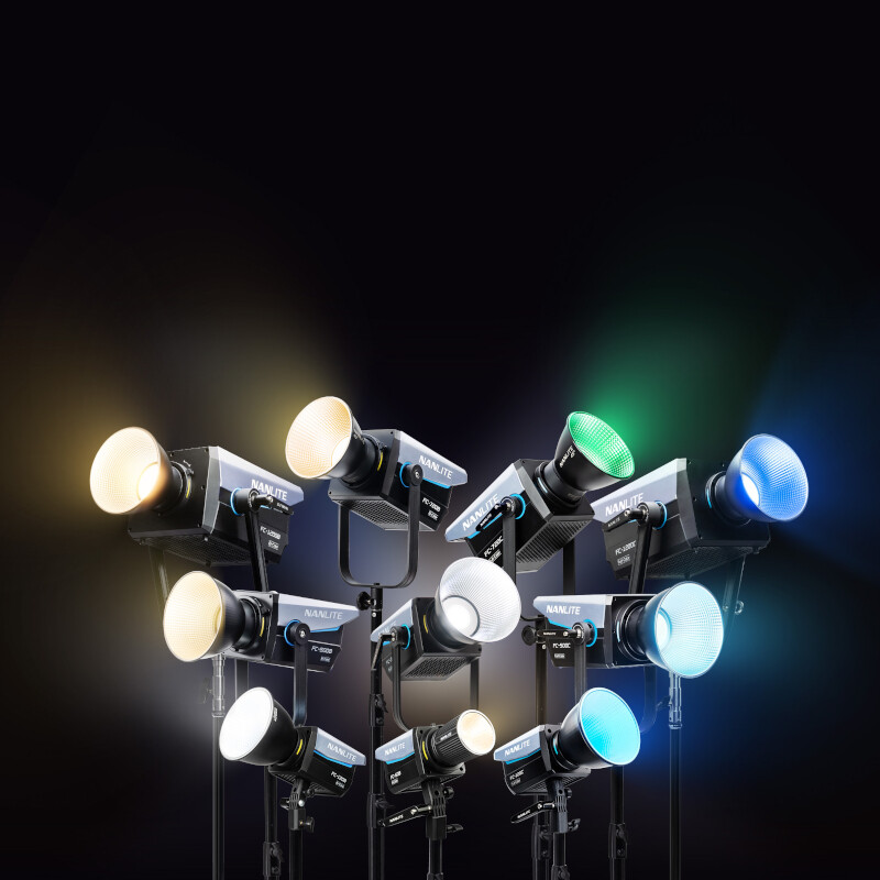 «FC‑1200B и FC‑1200C — новые мощные LED‑осветители NANLITE для кино и стримов