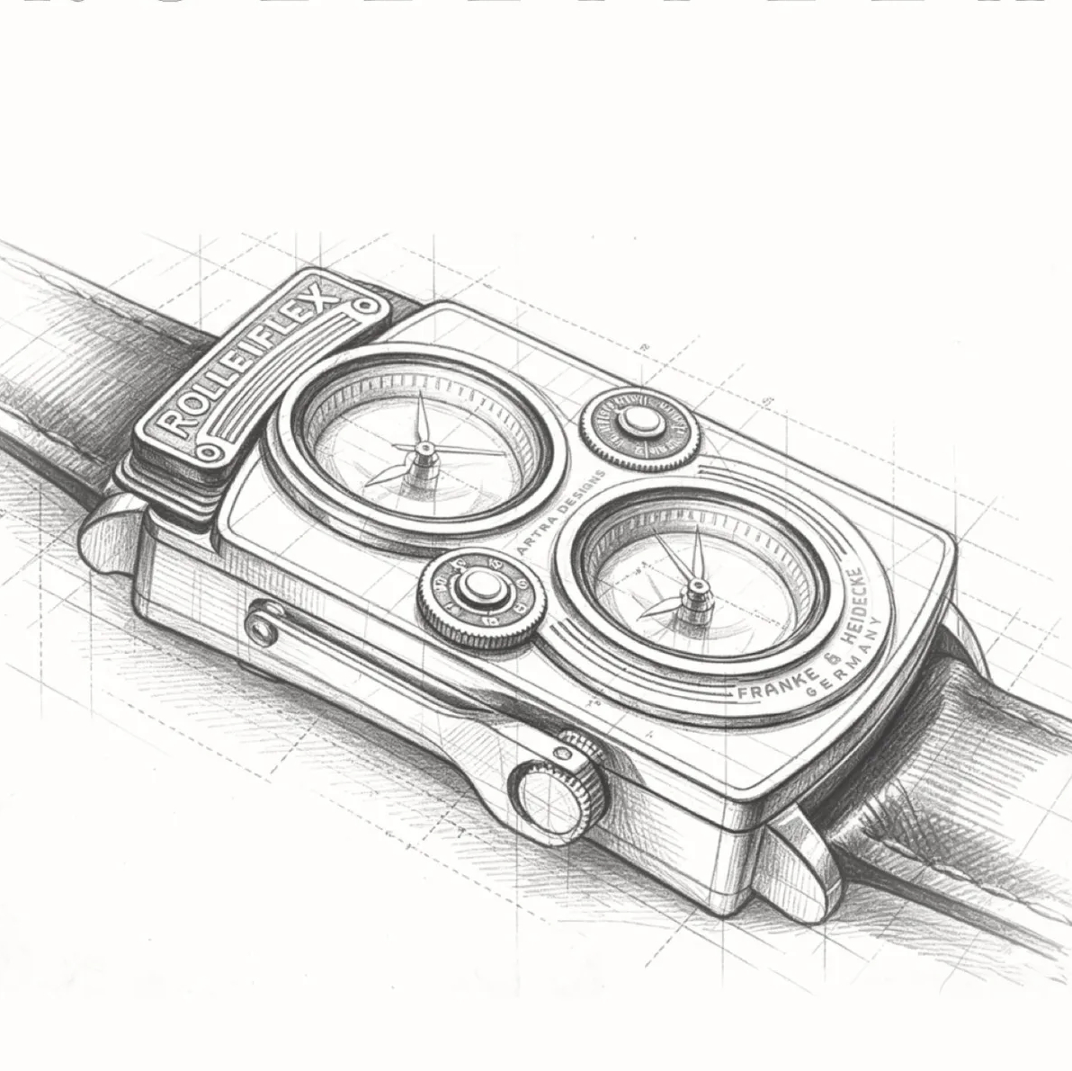 Поклон легенде: часы Artra Dual Rolleiflex в стиле Rolleiflex