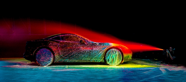 Ferrari взорвали цветом Ferrari взорвали цветом