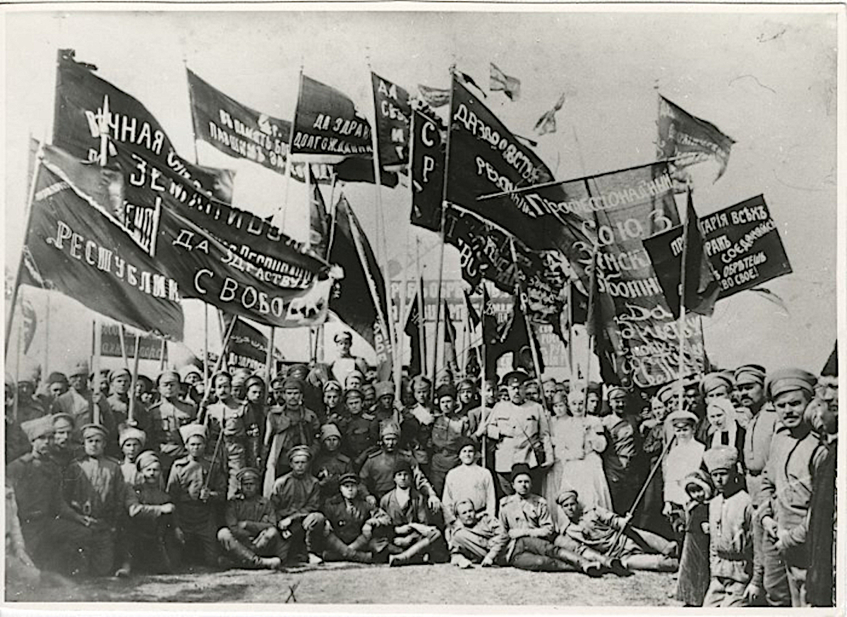 Первомайская демонстрация 18 апреля 1917 Неизвестный автор