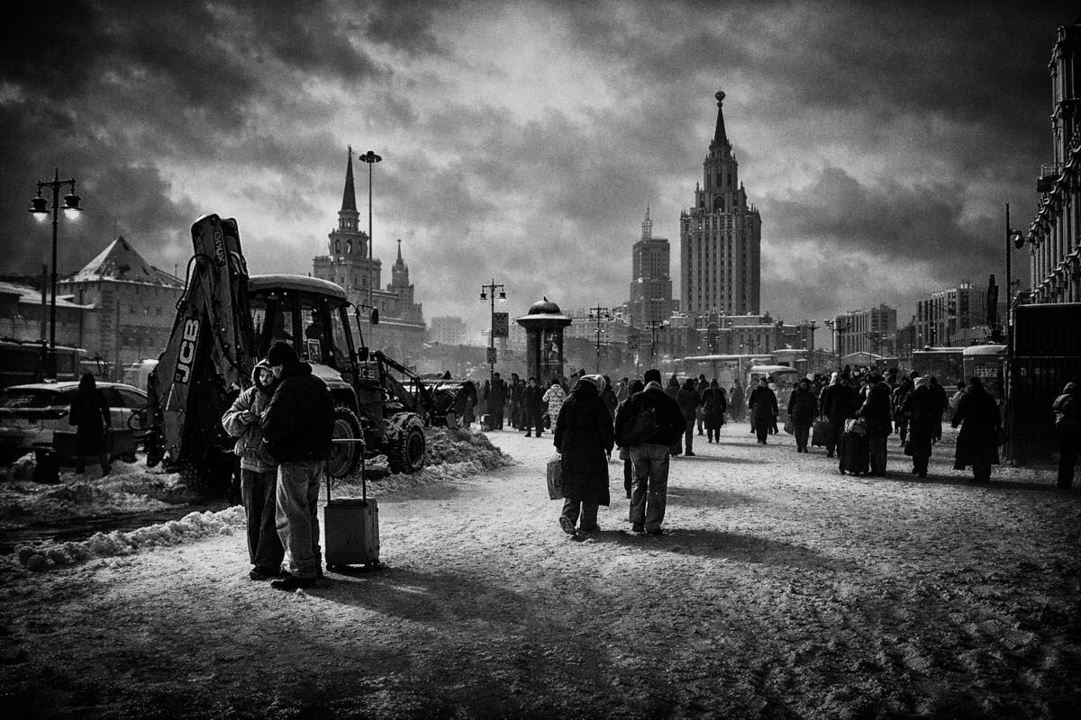 Миногаров Александр. Под тяжестью зимнего неба. Номинация "Игра света и тени"