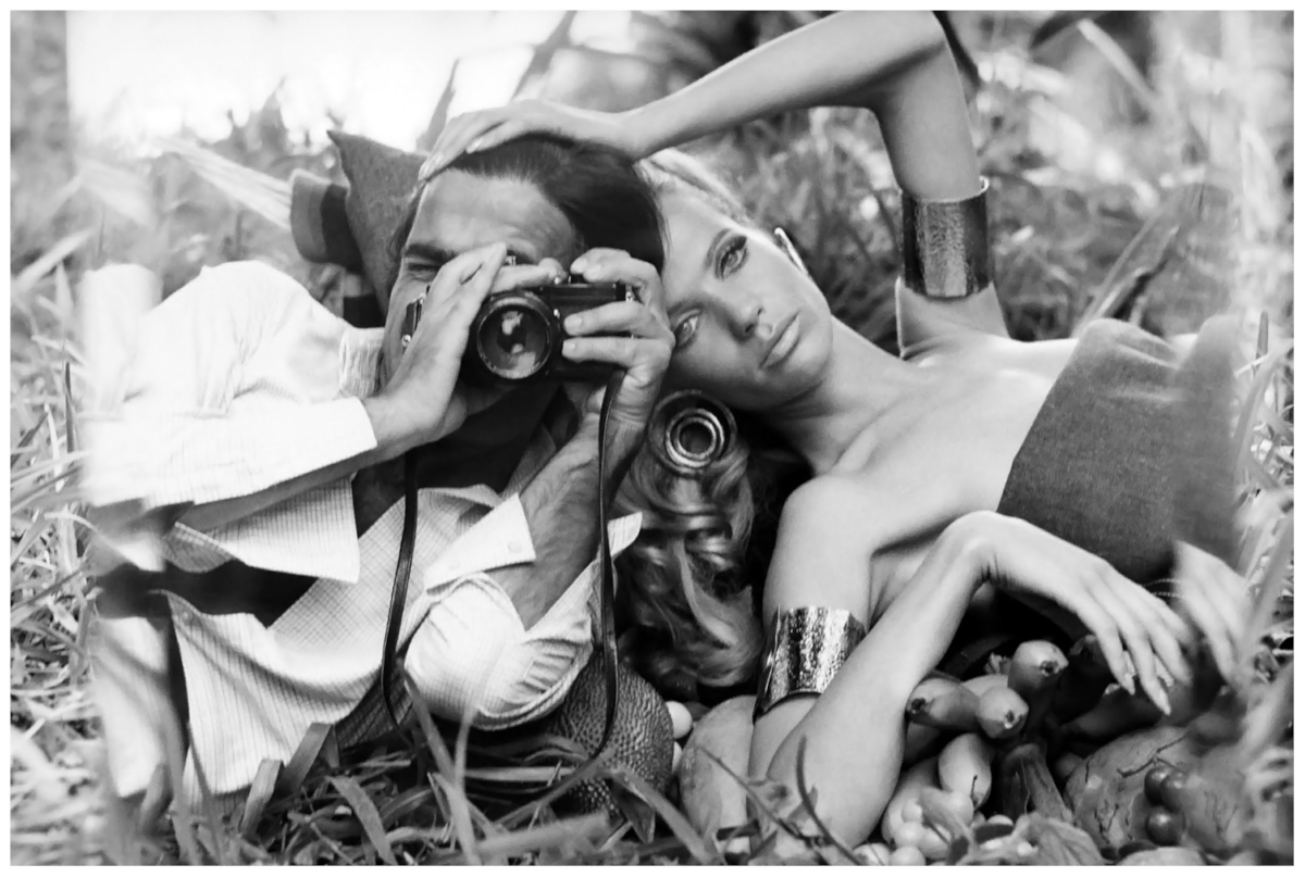 Модель Верушка и фотограф Франко Рубартелли, 15 января 1968 года, Vogue