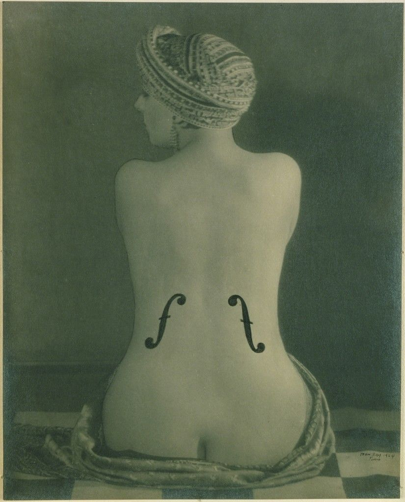 Ман Рэй Le Violon d'Ingres, 1924 Музей современного искусства, Центр Жоржа Помпиду, Париж