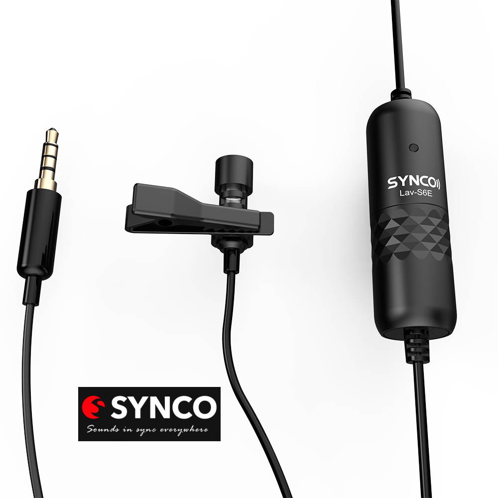 Synco S6E lavalier петличный микрофон, способный интеллектуально идентифицировать записывающее устройство в продаже