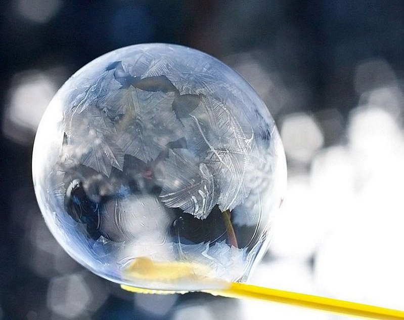 как фотографировать мыльные пузыри на морозе