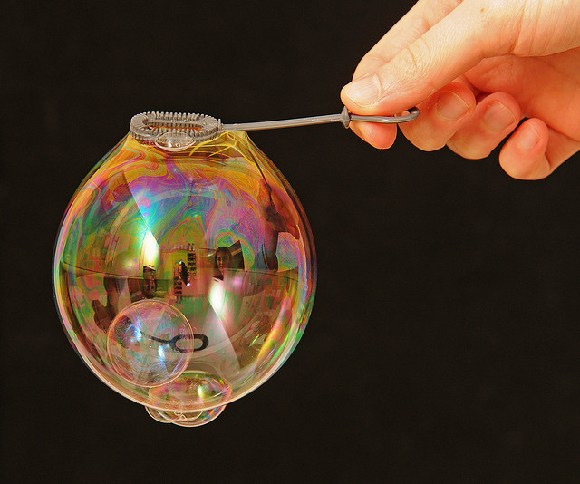 какие должны быть пузыри для фото отражения
