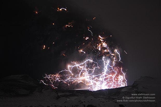 красивая фотография вулкана